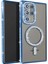 Samsung Galaxy S25 Ultra Kılıf Joke Simli Magneticsafe Kılıf - Mavi Bstmy 1
