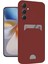 Samsung Galaxy A16 5g Kılıf Kelvin Kartvizitli Silikon - Bordo Bstmy 1