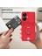 Realme C55 Kılıf Zuma Kartvizitli Yüzüklü Silikon - Siyah Bstmy 5