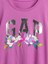 Kız Çocuk Mor Grafik T-Shirt 2