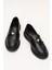 40220 Kadın Kalın Taban Loafer Ayakkabı 4