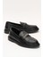 40220 Kadın Kalın Taban Loafer Ayakkabı 5
