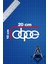 Dope 20X10 Jdm Yazı Araba-Motosiklet Cam Etiket Sticker Beyaz Renk 2
