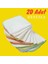 20 Adet Pamuklu Bebek Ağız Mendili (Sırt, Yüz ve Ter) 22×22 1