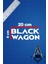 Black Wagon 20X8 Jdm Yazı Araba-Motosiklet Cam Etiket Sticker Beyaz Renk 2