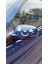 Gülen Yüz, Emoji Araba-Motosiklet Cam Etiket Sticker 13X7CM Beyaz Renk 3