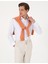Erkek Beyaz Slim Fit Uzun Kollu Gömlek 50307134-VR013 3