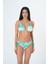 2025 Kreasyonu Beyaz, Palmiye Desenli Bikini Takımı 1