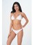 2025 Kreasyonu Düz Beyaz Üçgen Bikini Takımı 1