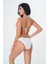 2025 Kreasyonu Düz Beyaz Üçgen Bikini Takımı 2