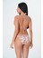 2025 Kreasyonu Leopar Desenli Üçgen Bikini Takımı 2