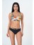 2025 Kreasyonu Beyaz, Çiçek/yaprak Desenli, Toparlayıcı Bikini Takımı 1