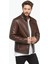 Slim Fit Ireko Boyama Deri Ceket 2