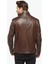 Slim Fit Ireko Boyama Deri Ceket 5