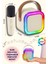 Çift Karaoke 2 Mikrofon Kablosuz Bluetooth Hoparlör 5 Ses Efektli Rgb Hd Stereo Ses Usb/Sd/Fm 4