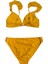 Çağrı Mayo Sarı Fırfırlı Kadın Bikini Takımı 2