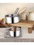 Çelik 2 Li Kaçerola Sosluk Sütlük 14CM-16CM 2