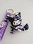 Kuromi Mor-Siyah Anahtarlık 1 Adet 2