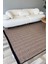 Pera Sisal Yıkanabilir Dokuma Kaymaz Taban Kahverengi Halı Yolluk Kilim 1