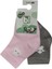 Nessiworld Desenli Bamboo 2'Li Çorap 68384 Pembe Gri 1