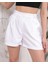 Çizgili Düğmeli Şort Beyaz S2551251 1