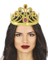 Altın Renk Plastik Prenses Tacı Kraliçe Tacı 60 cm 3