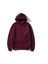 3 Iplik Pamuklu Unisex Kapşonlu Sweetshirt - Bordo 3