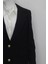 Fistan Store Kadın Siyah Düz Normal Kesim Normal Kalıp Düğme Kapamalı Yazlık Blazer Ceket 3