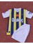 Fênêrbâhçê 2023-24 Sezon Dzeko Iç Saha Çubuklu Çocuk Forması 4 Lü Set(Çorap Bileklik Hedıyellı)- 2