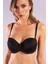Gala Balconette Foam Cup Lace Bra, Siyah Konforlu ve Şık Sütyen, Strapless 2