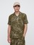 Erkek Haki Gauze Desenli Gömlek 1