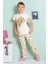Elmkp Bej Arslan Desen Erkek Çocuk Pijama Takımı 3-10 Yaş 3104 1