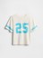 Kız Çocuk Beyaz Varsity Jersey T-Shirt 4