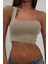 Tek Omuz Crop Bluz 3