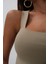 Tek Omuz Crop Bluz 4