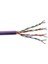 Category 6 (Cat. 6) U-Utp Iç Mekan Data KABLOSU 4X2X23 Awg lszh (Low Smoke Zero Halogen) mor RENK 500 Metrelik Rulolarda 1