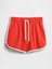 Kadın Kırmızı Pique Şort 2