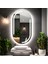 Lunare Beyaz Led'li Lazer Kumlamalı Lavabo & Banyo Aynası (Dokunmatik Sensörlü) 2