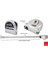 Compact 5 Metre Şerit Metre (Paslanmaz Çelik) P05S-0519 2