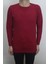 Fistan Store Erkek Bordo Düz Spor Kesim Normal Kalıp Bisiklet Yaka Uzun Kollu Body 1
