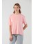 Basic Bisiklet Yaka Oversize Modal Tişört 1