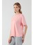 Basic Bisiklet Yaka Oversize Modal Tişört 2