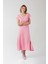 Basic Oversize Yırtmaçlı Penye Elbise 1