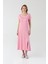 Basic Oversize Yırtmaçlı Penye Elbise 2