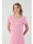 Basic Oversize Yırtmaçlı Penye Elbise 4