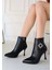 Moose Siyah Cilt Topuklu Bot 3