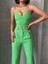 Palazzo Pantolonlu Alt Üst Takım Yeşil 3