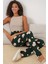 4323 Desenli Pijama Altı - Y.zümrüt 5