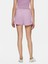 Kadın Basıc Regular Mini Mor Şort 3