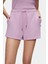 Kadın Basıc Regular Mini Mor Şort 5